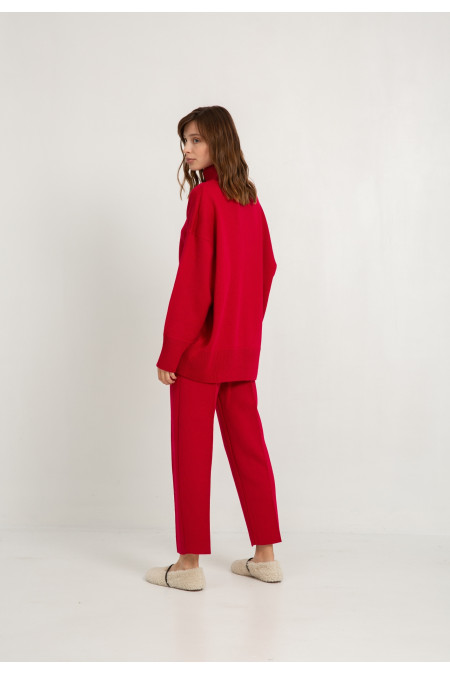 Штани з вовни азалія