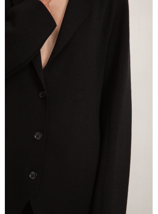 Пиджак из шерсти черный