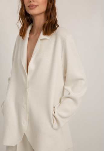 Off-White Wool Jacket