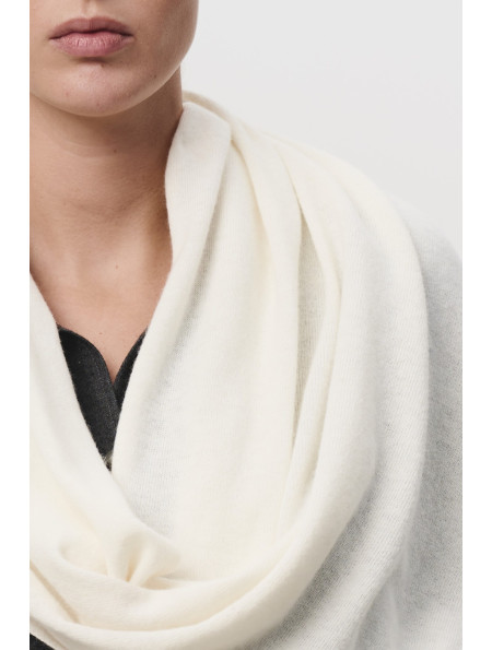 Soft Off-White Lamb's Shawl 