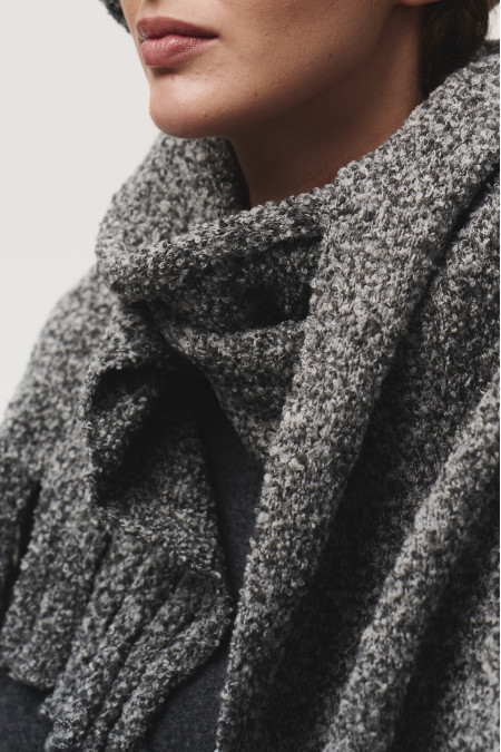 Шарф чорно-білий Шарф чорно-білий