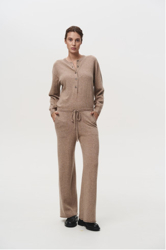 Dark Beige Knitted Bodysuit 