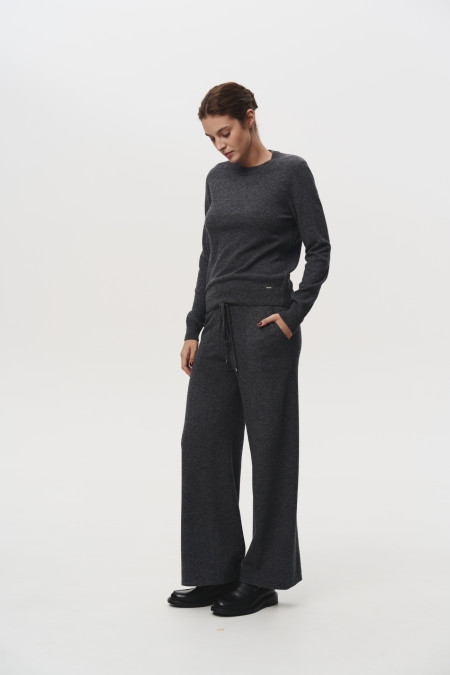 Штани з вовни ягнят темно-сірі Штани з вовни ягнят темно-сірі