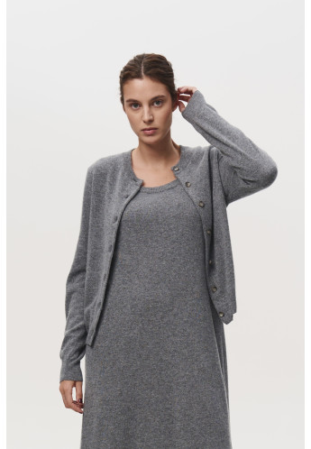 Базовий жакет з вовни ягнят сірий