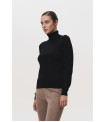 Black 100% Merino Wool Turtleneck