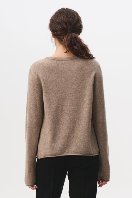 Beige 100% Cashmere Jumper