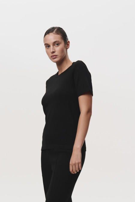 Базовий джемпер з віскози чорний