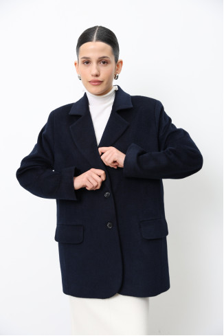 Short Blue Coat 