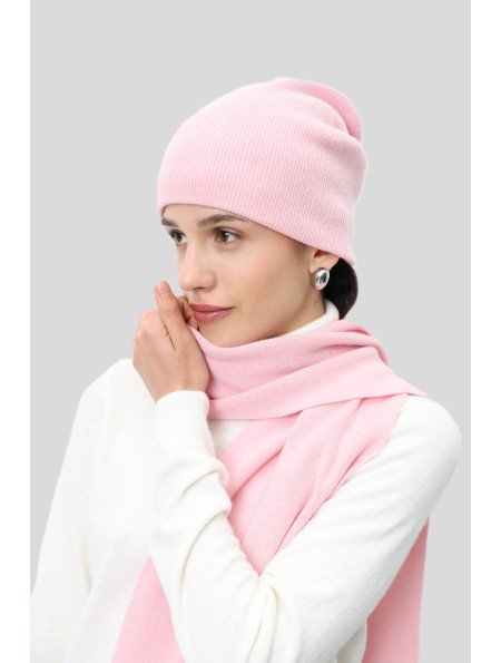 Pink Lambswool Scarf
