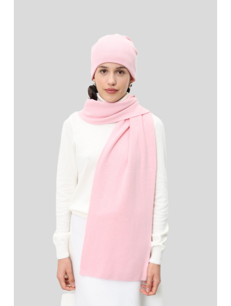 Pink Lambswool Scarf