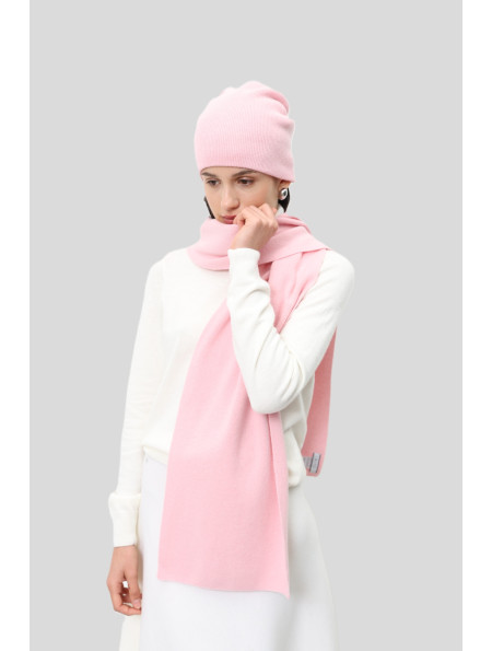 Pink Lambswool Scarf