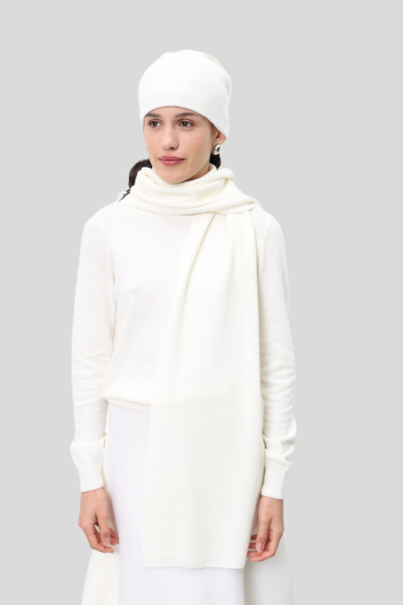 Off-White Lambswool Scarf Off-White Lambswool Scarf