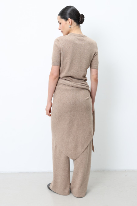 Soft Dark Beige Lambswool Shawl Soft Dark Beige Lambswool Shawl