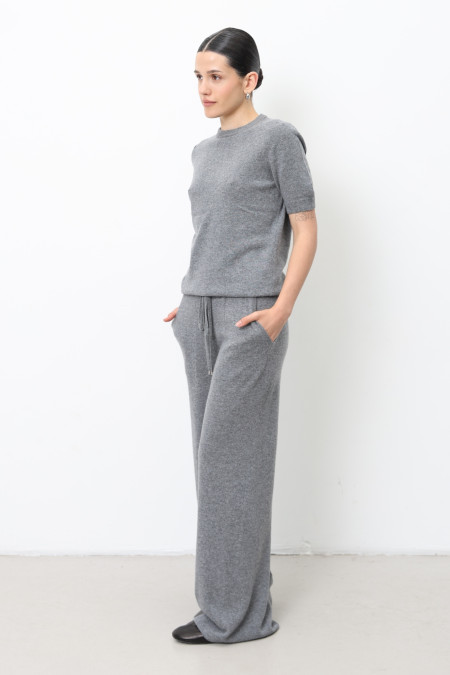 Gray Lambswool Trousers