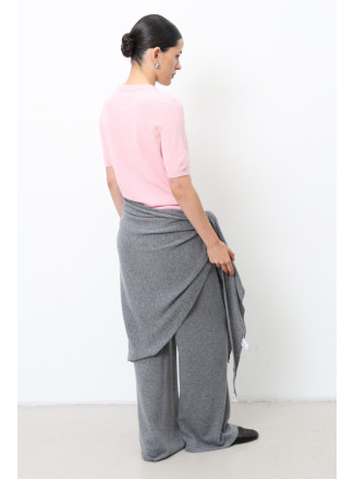 Хустка з м'якої вовни ягнят сіра