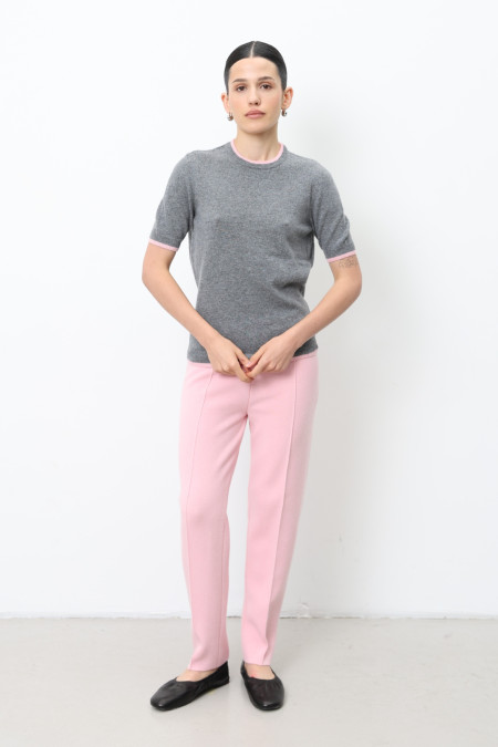 Штани з вовни ягнят рожеві Штани з вовни ягнят рожеві