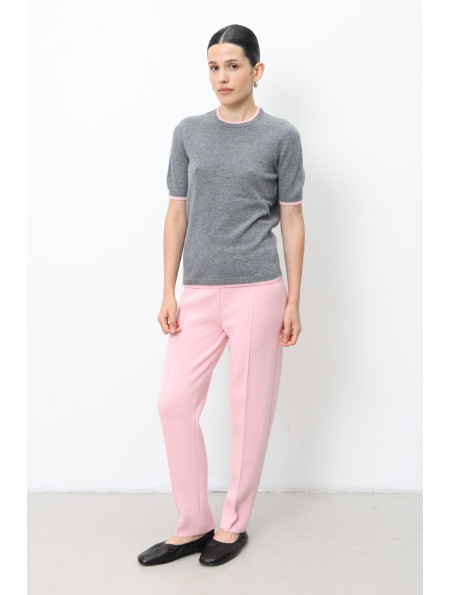 Pink Lamb's Wool Pants