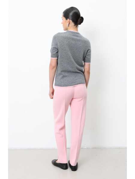 Pink Lamb's Wool Pants