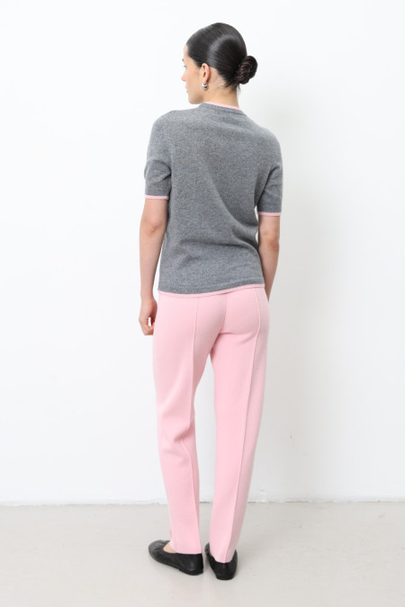 Штани з вовни ягнят рожеві Штани з вовни ягнят рожеві