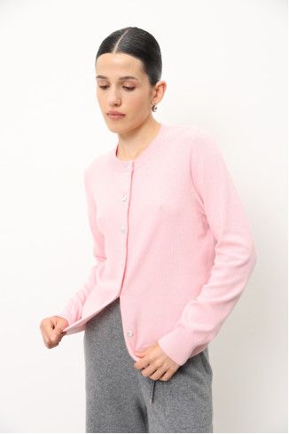 Basic Pink Lambswool Jacket