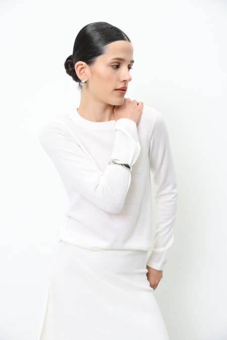 Off-White 100% Merino Wool Jumper