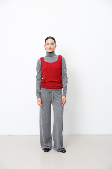 Basic Dark Red Lambswool Top
