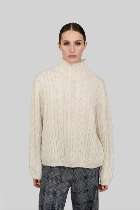 Off-White Cashmere And Wool Sweater