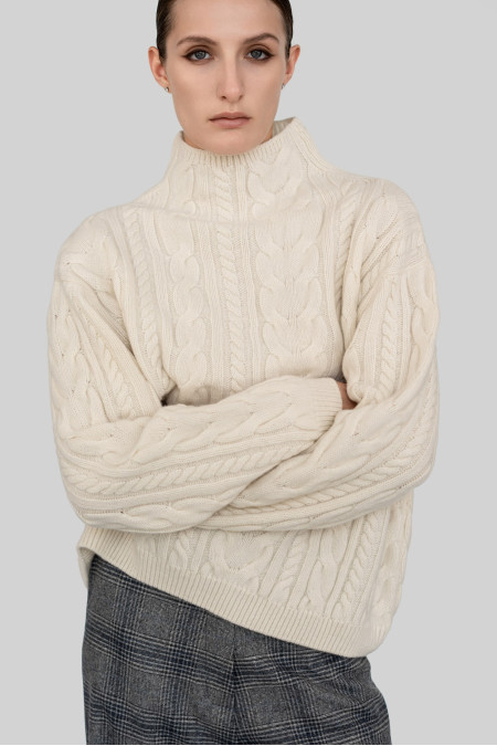 Off-White Cashmere And Wool Sweater