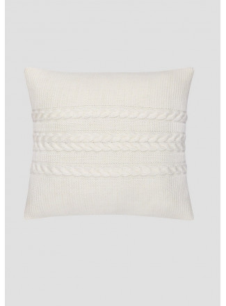 Cable knit pillow  45x45 off-white