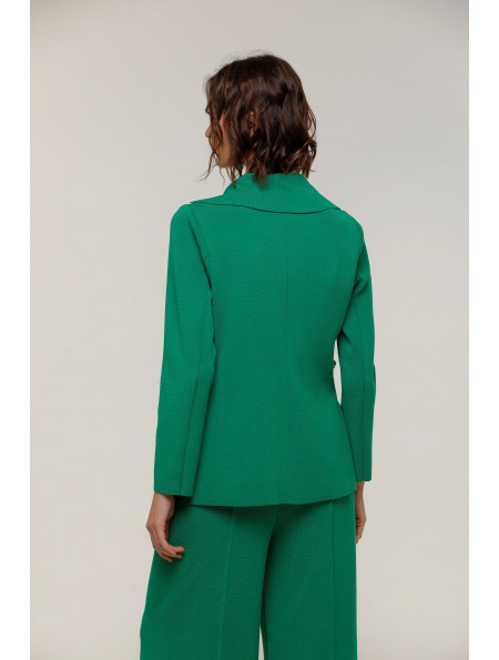 Трикотажний піджак з віскози зелений