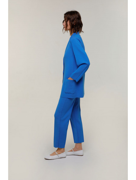 Blue Knitted Trousers 