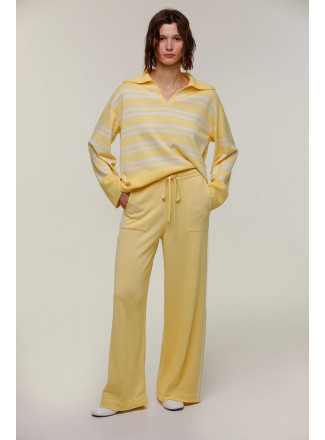 Yellow Cotton Trousers