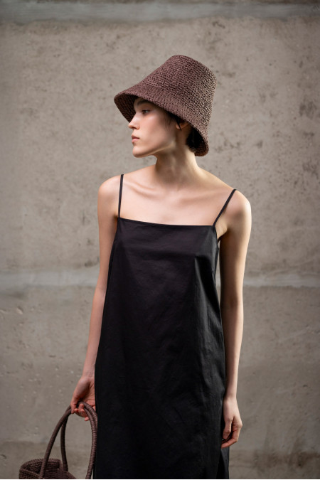 Сарафан O-силуету чорний