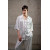 White Relaxed Pajama-Style Blouse 