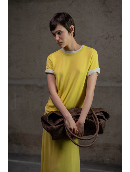 Lemon Short-Sleeved Basic Jumper