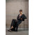 Long Black Translucent Textured Cardigan