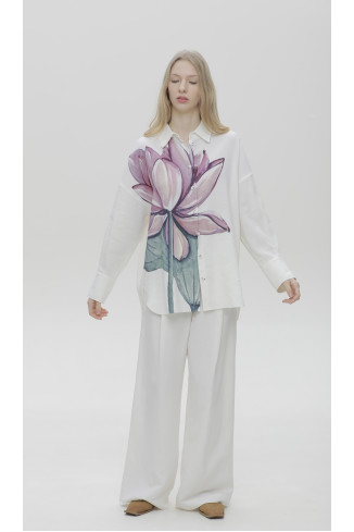 Брюки из льна 