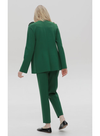 Green Knitted Trousers 