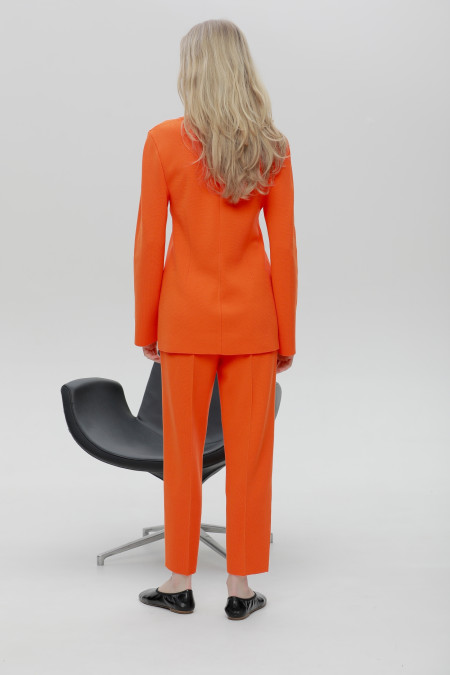 Orange Knitted Trousers 
