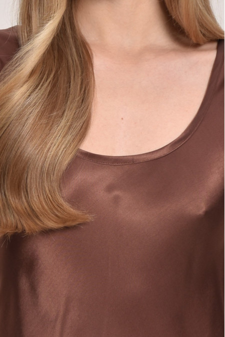 Довга сукня А-силуету з віскози