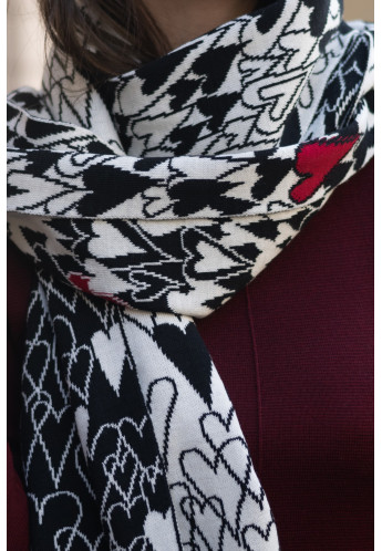 Шарф "Дай добра мне, человеку" азалия