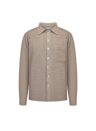 Чоловіча в’язана сорочка  бежева