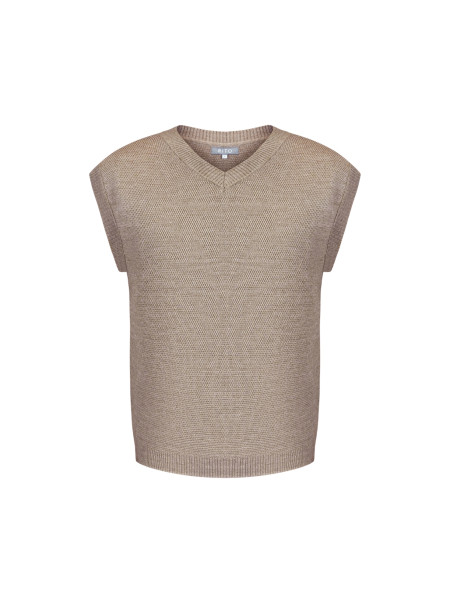 Чоловічий жилет бежевий