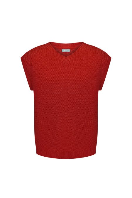 Чоловічий жилет червоний