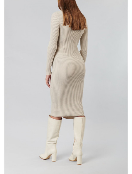 Knitted Fitted Elastic Dress
