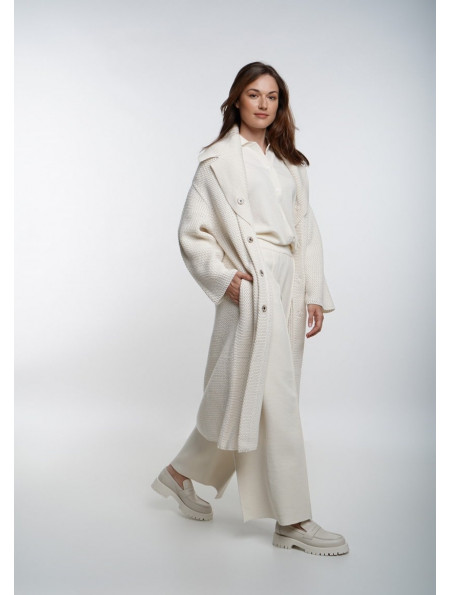 Off-White Oversized Single Breasted Coat