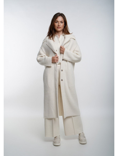 Off-White Oversized Single Breasted Coat