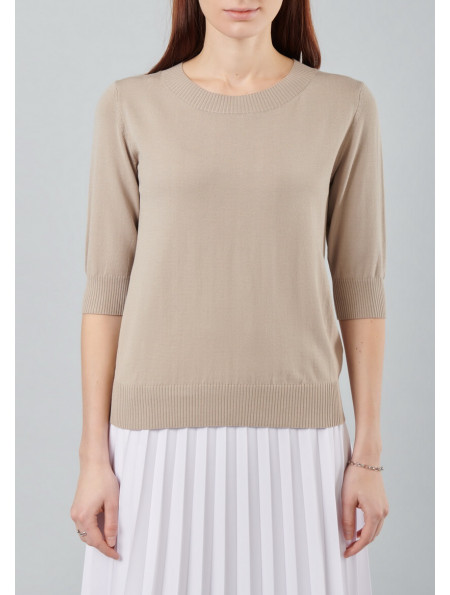 Jumper with short sleeve