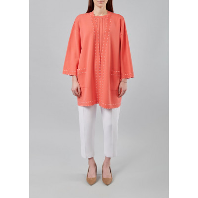 Loose-Fit Cardigan Without Fastening