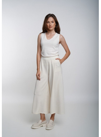 Off-White Wide Cropped Trousers